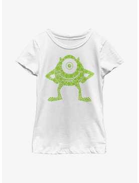 Disney Pixar Monsters University Mike Clover Youth Girls T-Shirt, , hi-res
