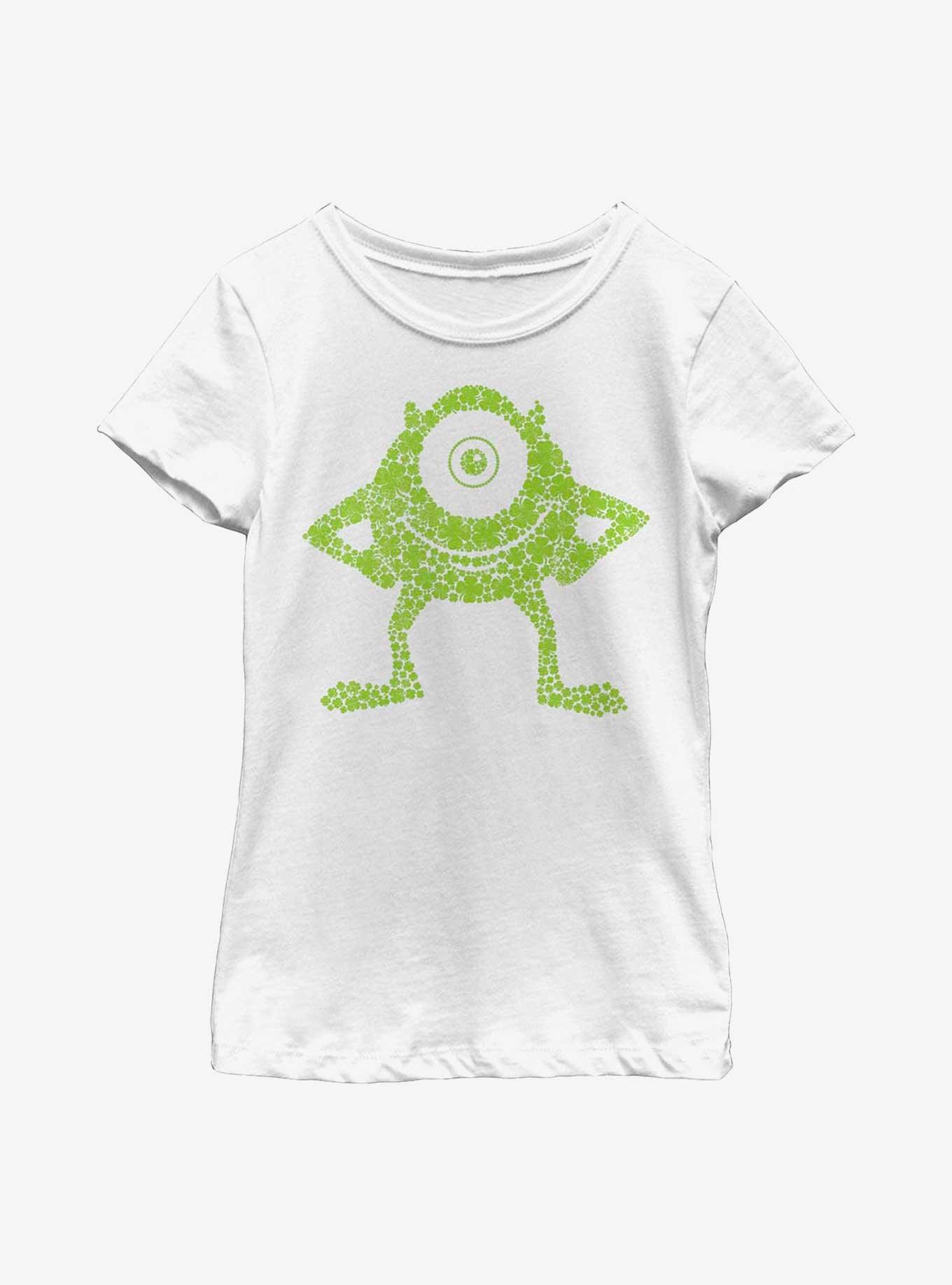 Disney Pixar Monsters University Mike Clover Youth Girls T-Shirt, , hi-res