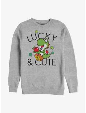 Nintendo Lucky And Cute Yoshi Sweatshirt, , hi-res