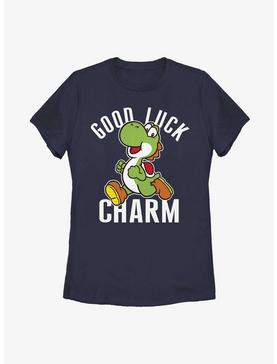 Nintendo Good Luck Womens T-Shirt, NAVY, hi-res