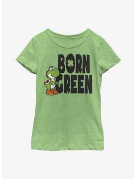 Nintendo Born Green Youth Girls T-Shirt, , hi-res