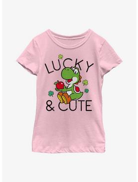 Nintendo Lucky And Cute Yoshi Youth Girls T-Shirt, , hi-res