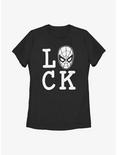 Marvel Spider-Man Spider Luck Womens T-Shirt, BLACK, hi-res