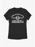 Marvel Spider-Man Spidey Clover Collegiate Womens T-Shirt, BLACK, hi-res
