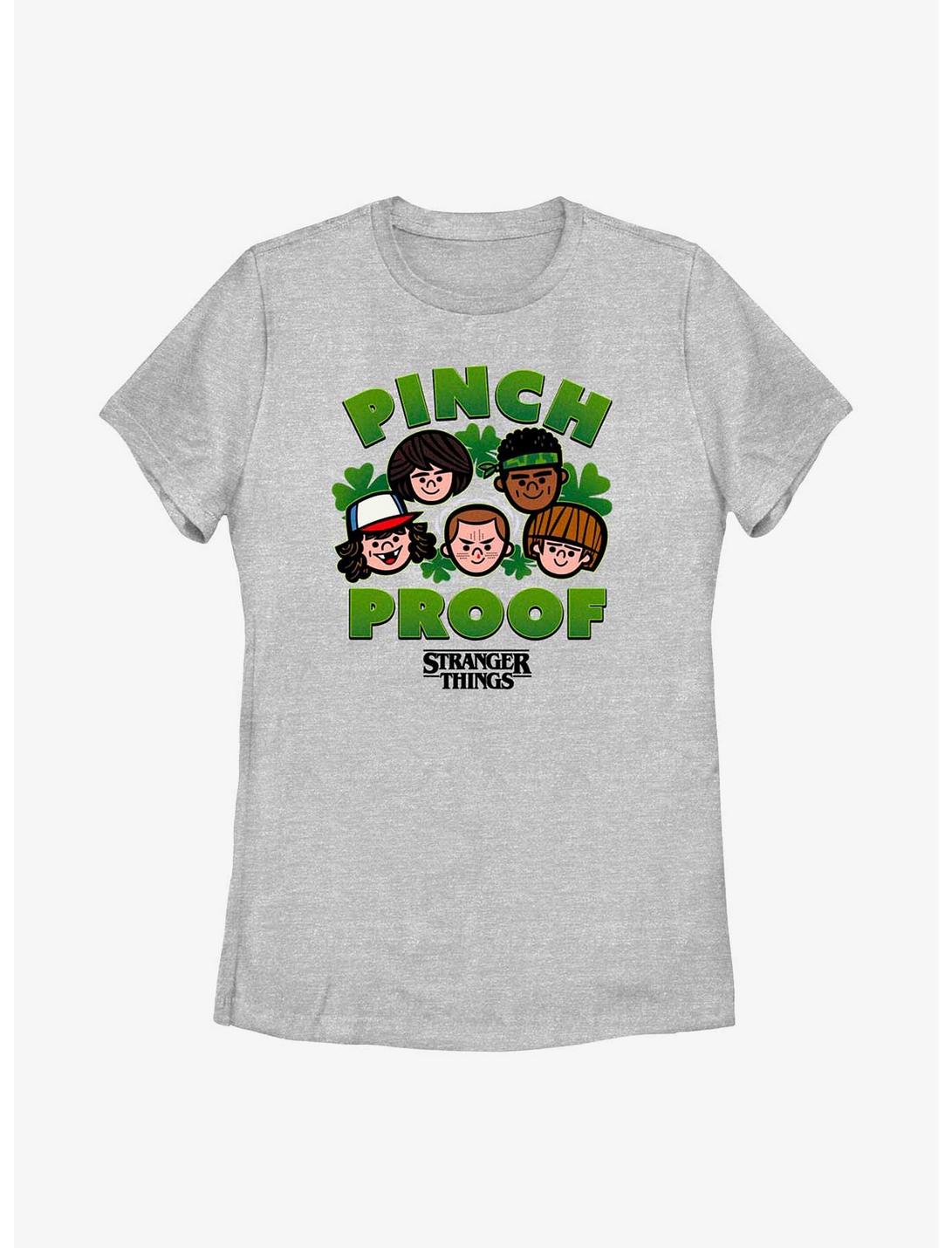 Stranger Things Pinch Proof Womens T-Shirt, ATH HTR, hi-res