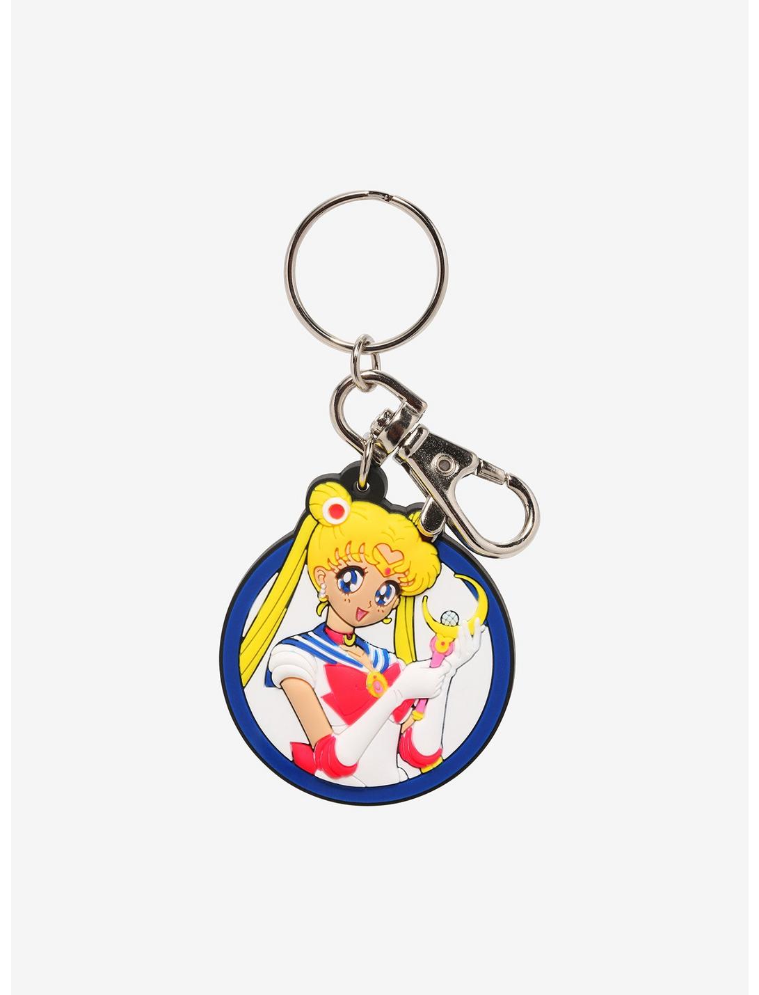 Sailor Moon Round Portrait Key Chain, , hi-res