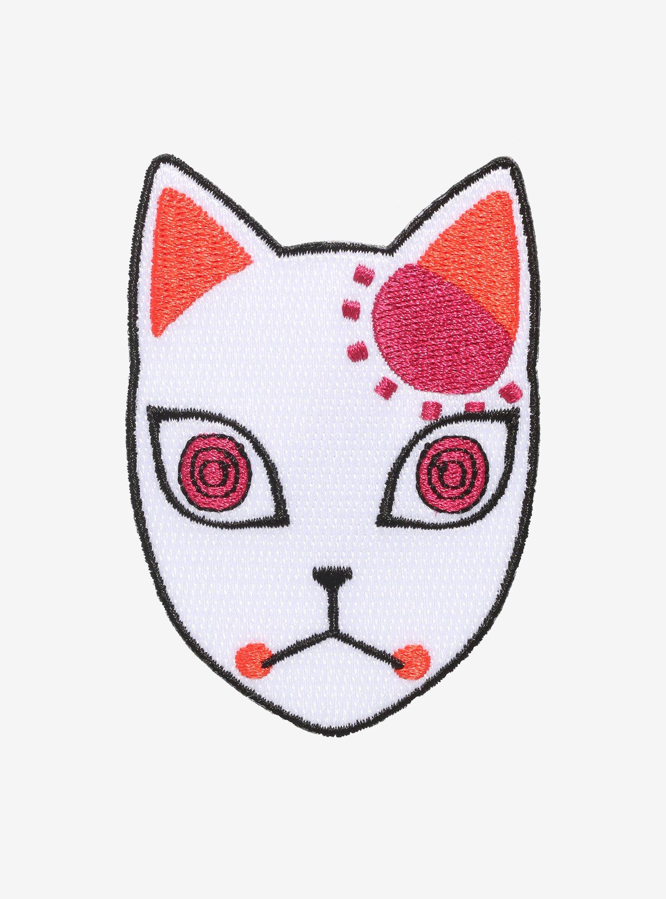 Demon Slayer: Kimetsu No Yaiba Tanjiro Fox Mask Patch, , hi-res