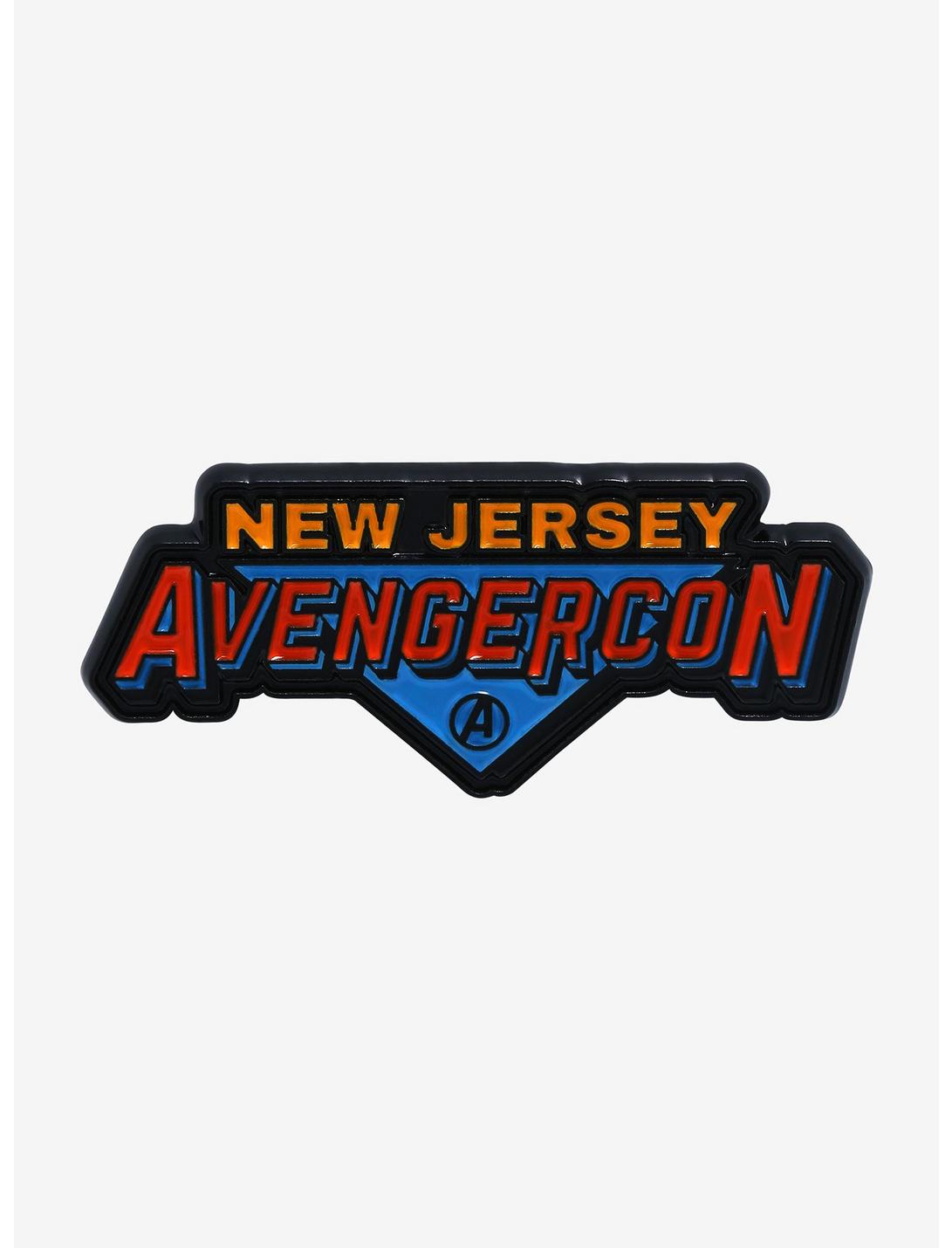 Marvel Ms. Marvel New Jersey Avengercon Logo Enamel Pin, , hi-res