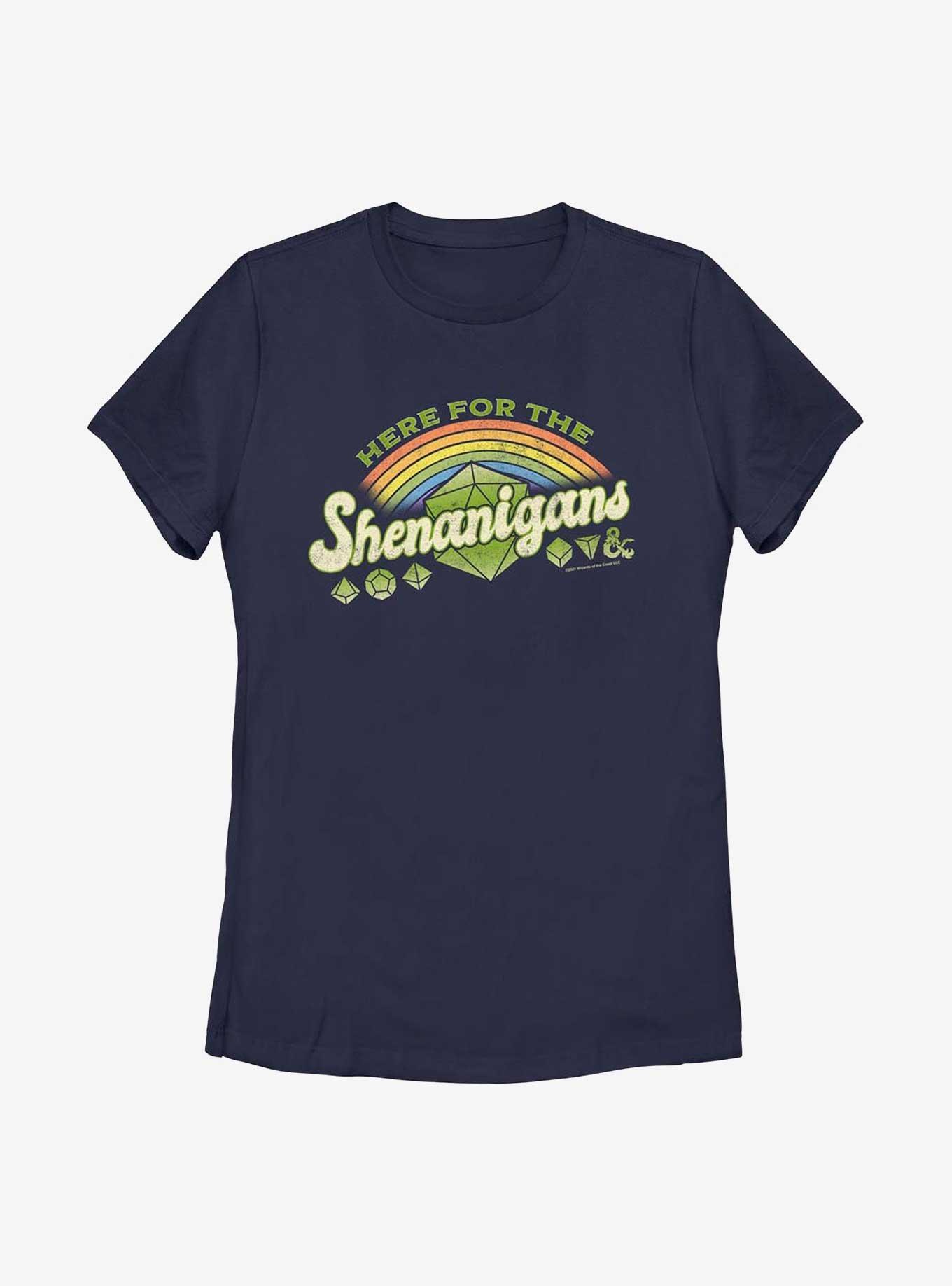 Dungeons And Dragons Here For Shenanigans Womens T-Shirt, , hi-res