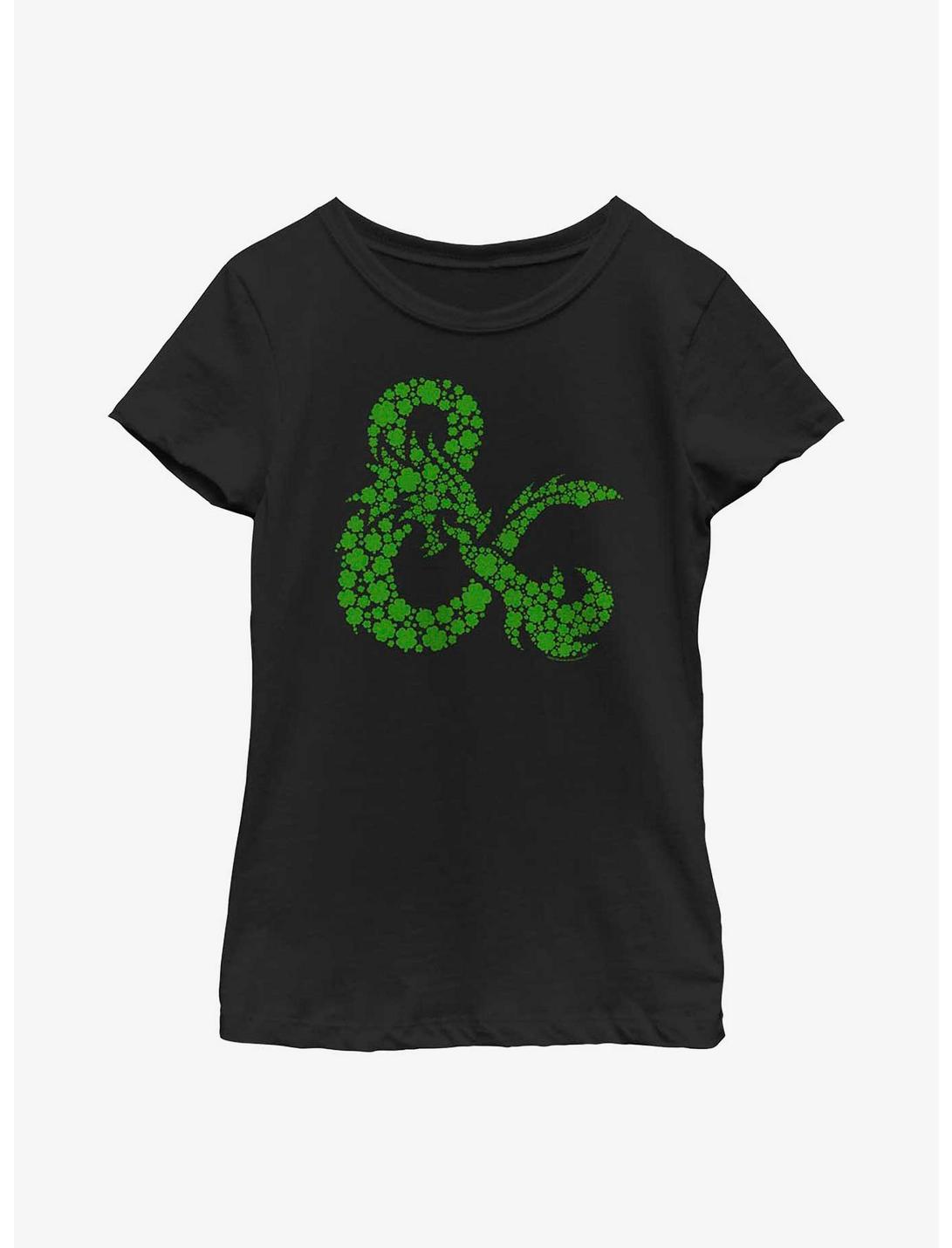 Dungeons And Dragons D&D Lucky Fill Youth Girls T-Shirt, BLACK, hi-res