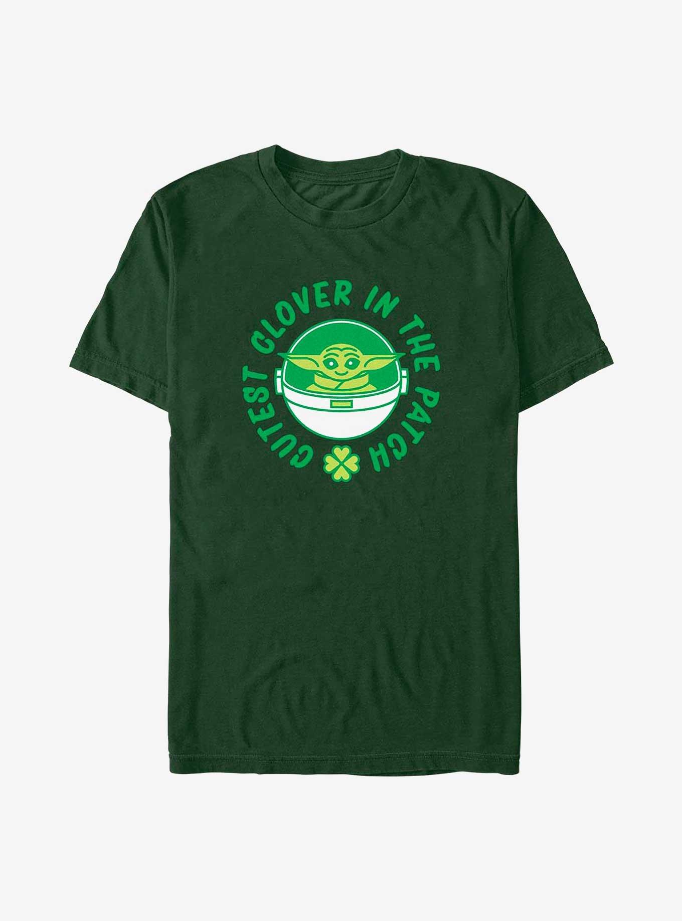 Star Wars The Mandalorian Clover Patch T-Shirt, , hi-res
