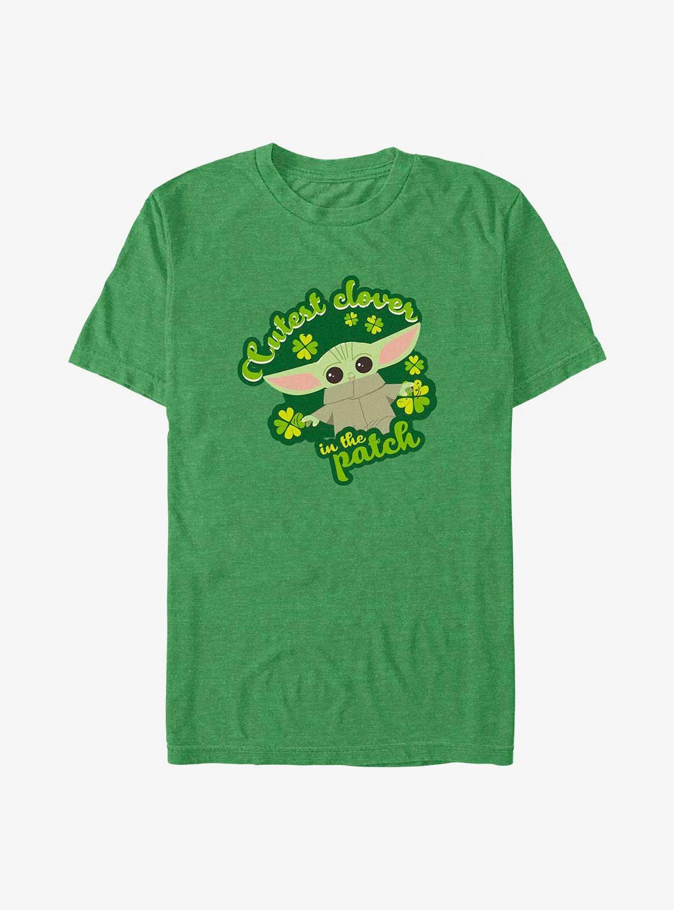 Star Wars The Mandalorian Cutest Clover T-Shirt, KEL HTR, hi-res