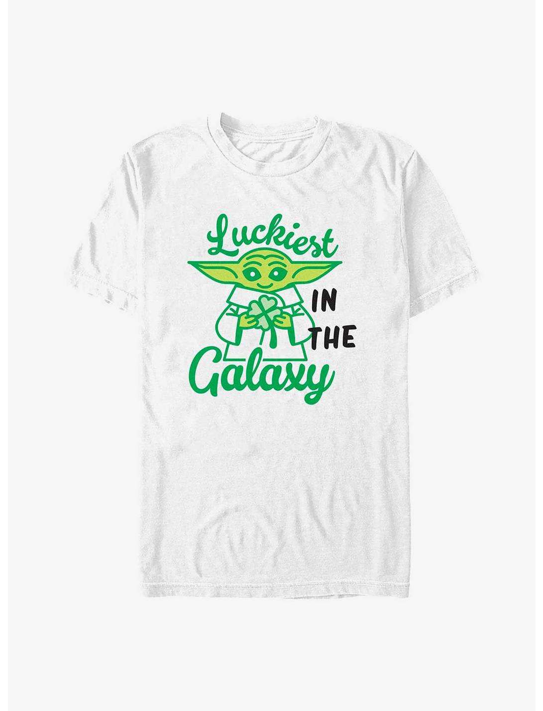 Star Wars The Mandalorian Lucky Galaxy T-Shirt, WHITE, hi-res
