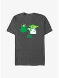 Star Wars The Mandalorian Yoda Snack T-Shirt, CHAR HTR, hi-res