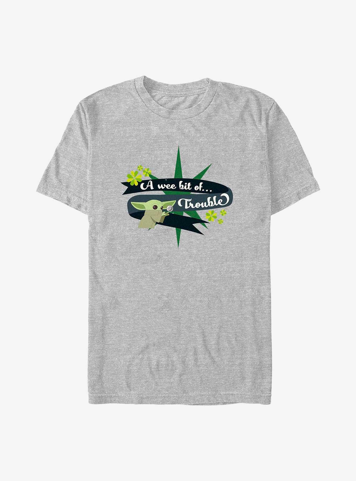 Star Wars The Mandalorian Yoda Star Trouble T-Shirt, , hi-res