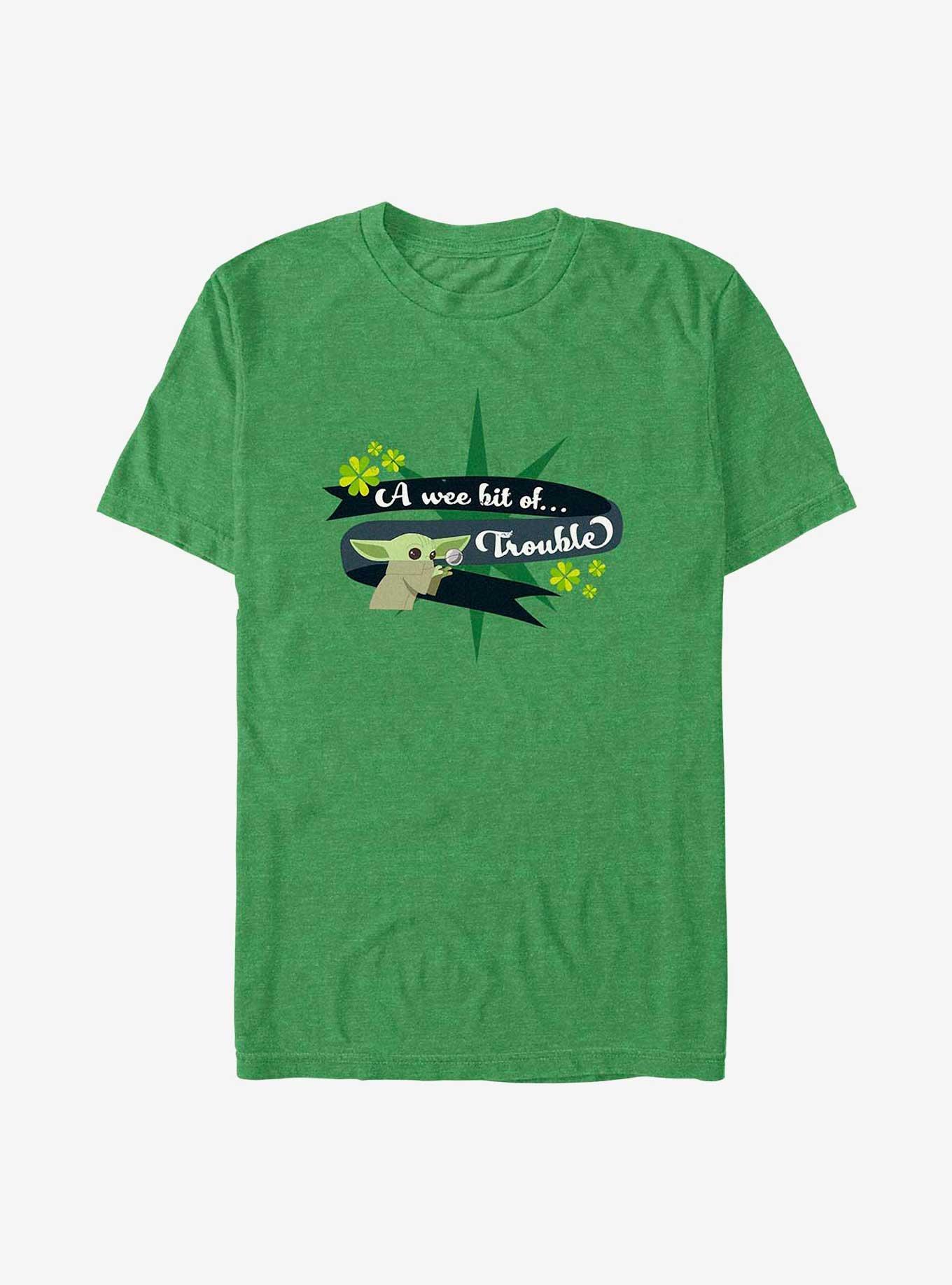 Star Wars The Mandalorian Yoda Star Trouble T-Shirt, , hi-res