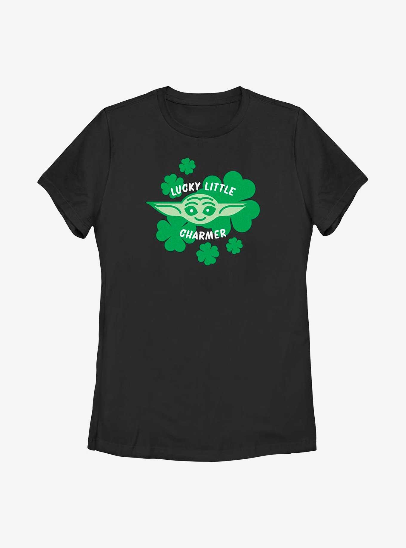Star Wars The Mandalorian Lucky Charmer Clovers Womens T-Shirt, , hi-res