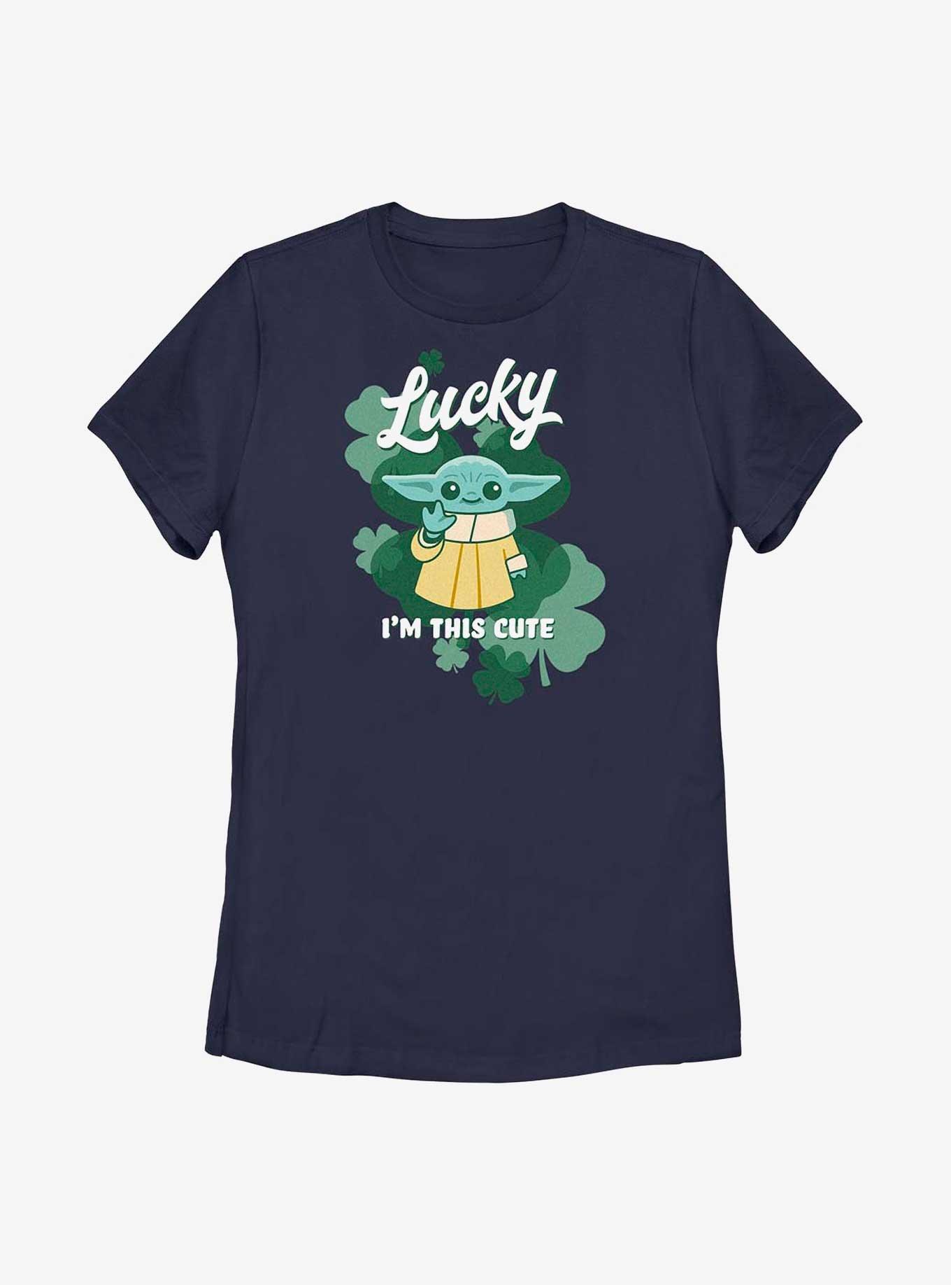 Star Wars The Mandalorian Lucky Cute Womens T-Shirt, , hi-res