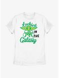 Star Wars The Mandalorian Lucky Galaxy Womens T-Shirt, WHITE, hi-res
