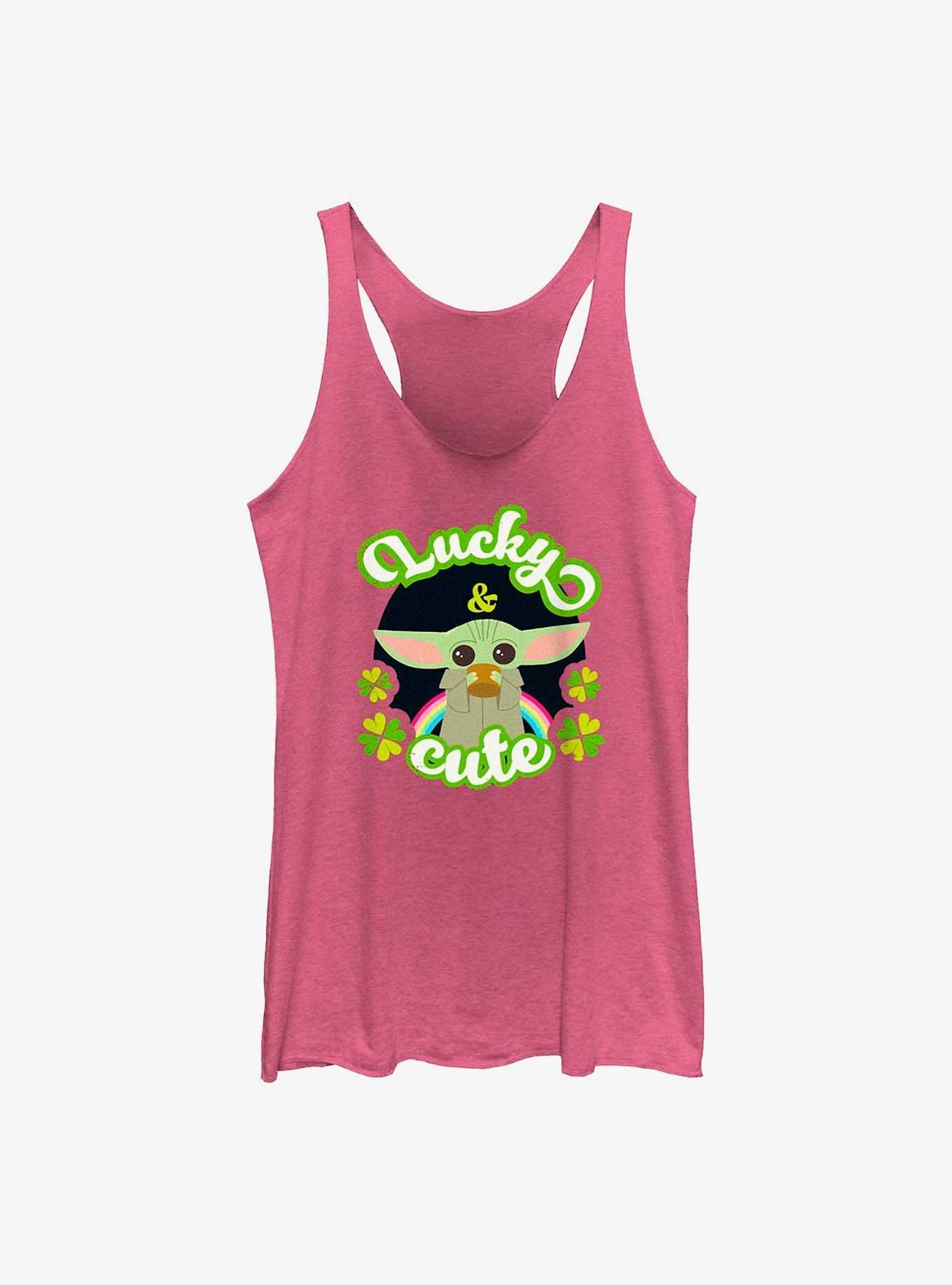 Star Wars The Mandalorian The Child Rainbow Womens Tank Top, , hi-res