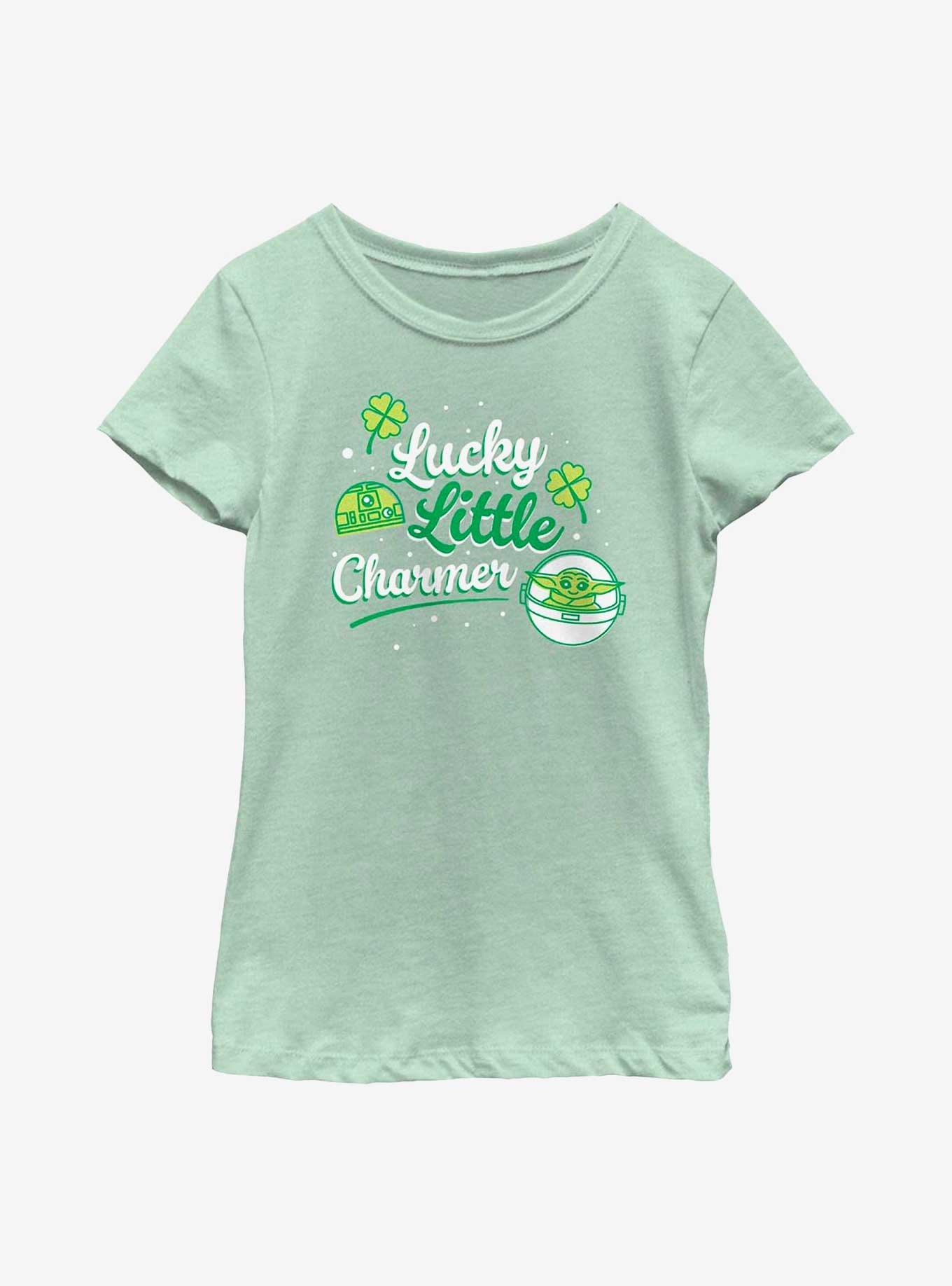 Star Wars The Mandalorian Little Charmer Dots Youth Girls T-Shirt, , hi-res