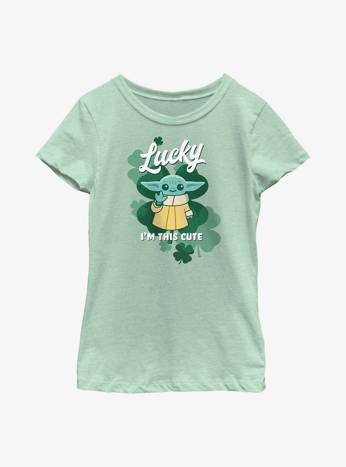 Star Wars The Mandalorian Lucky Cute Youth Girls T-Shirt, , hi-res