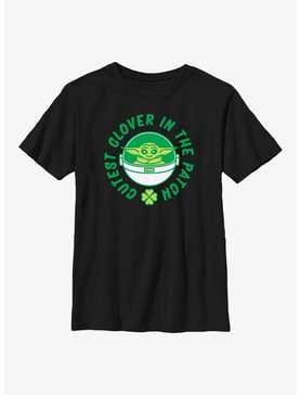 Star Wars The Mandalorian Clover Patch Youth T-Shirt, , hi-res