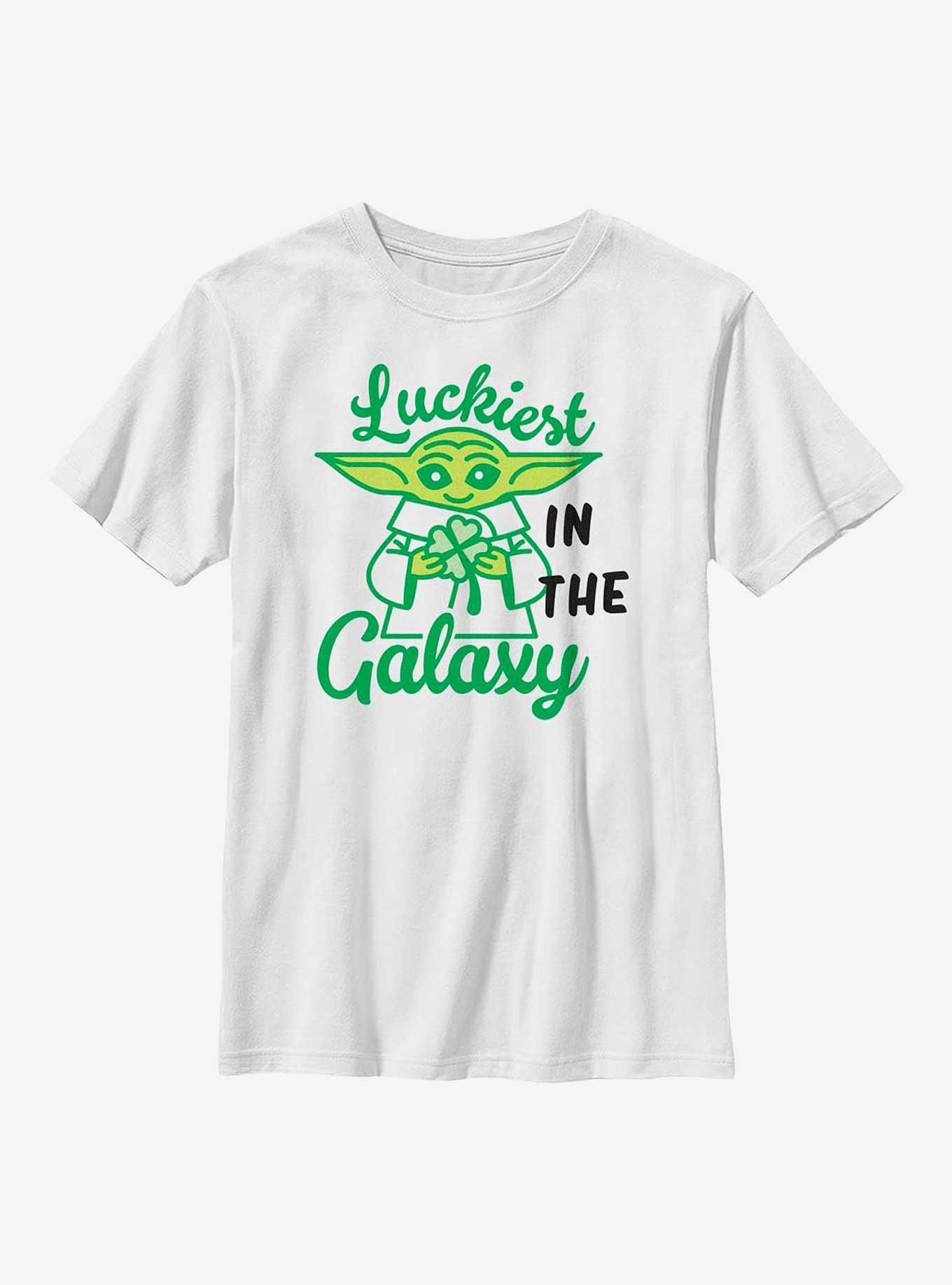 Star Wars The Mandalorian Lucky Galaxy Youth T-Shirt, , hi-res