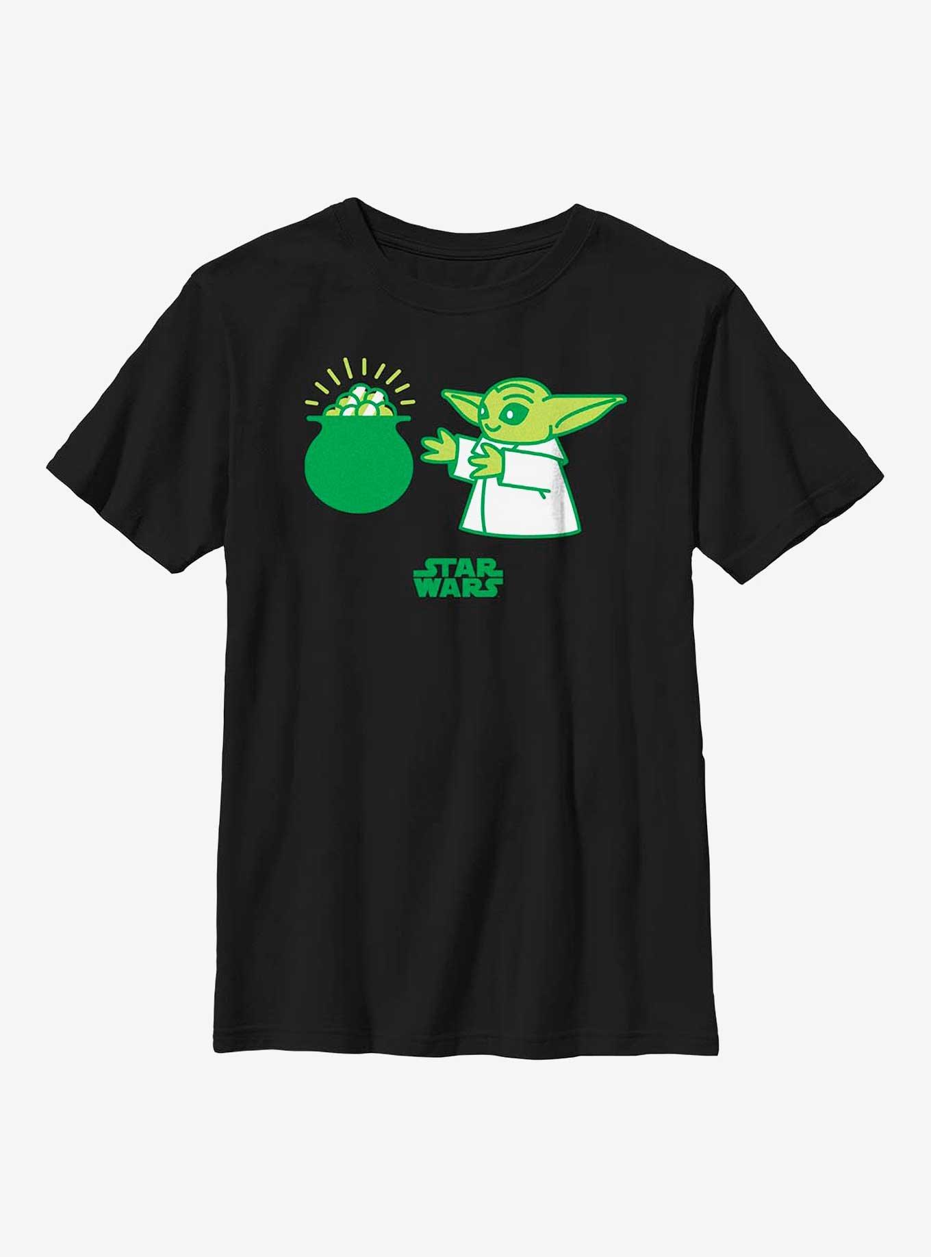 Star Wars The Mandalorian Yoda Snack Youth T-Shirt, , hi-res