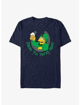 The Simpsons Irish Horseshoe T-Shirt, NAVY, hi-res