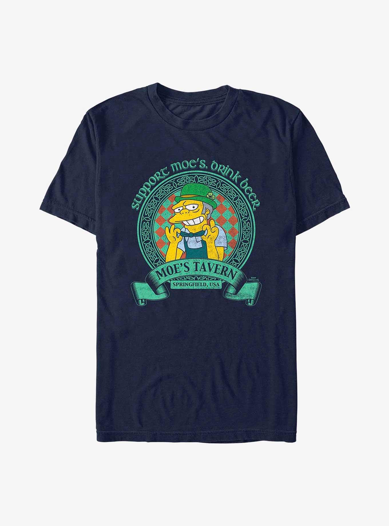 The Simpsons Moe's Tavern Vintage T-Shirt, , hi-res