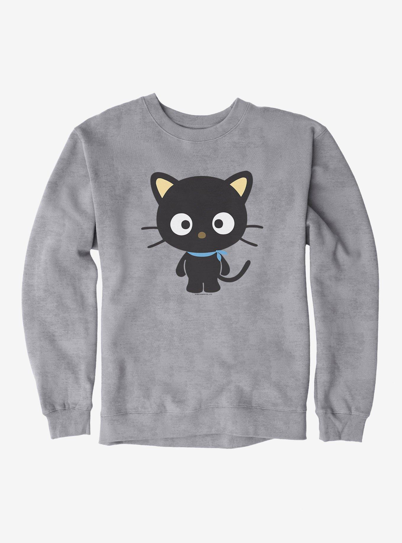 Chococat At Attention Sweatshirt, HEATHER GREY, hi-res