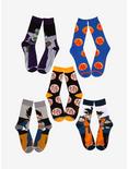 Dragon Ball Super: Broly Crew Socks 5 Pair, , hi-res
