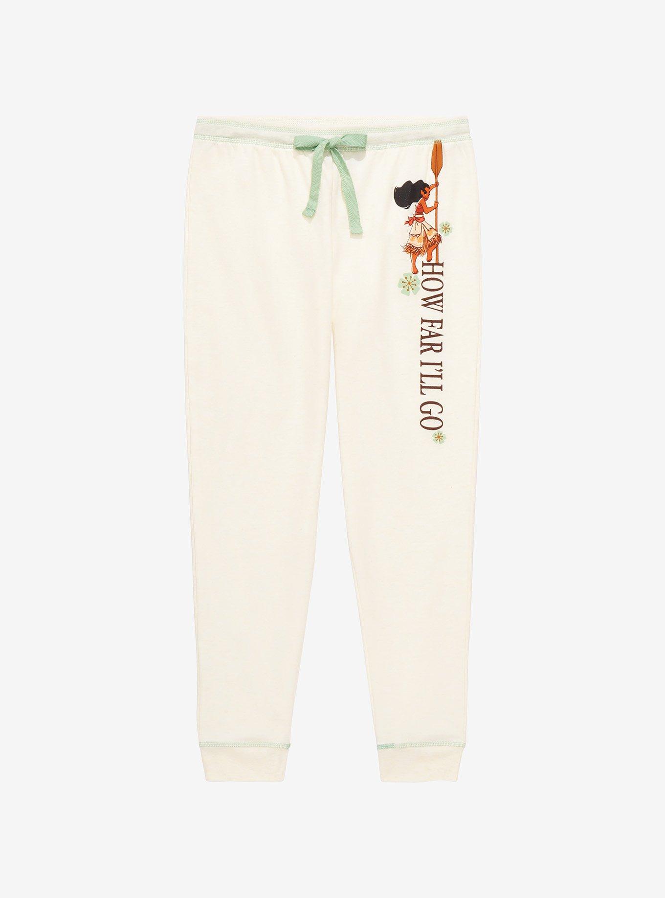 Disney Moana How Far I'll Go Women's Joggers, OATMEAL, hi-res