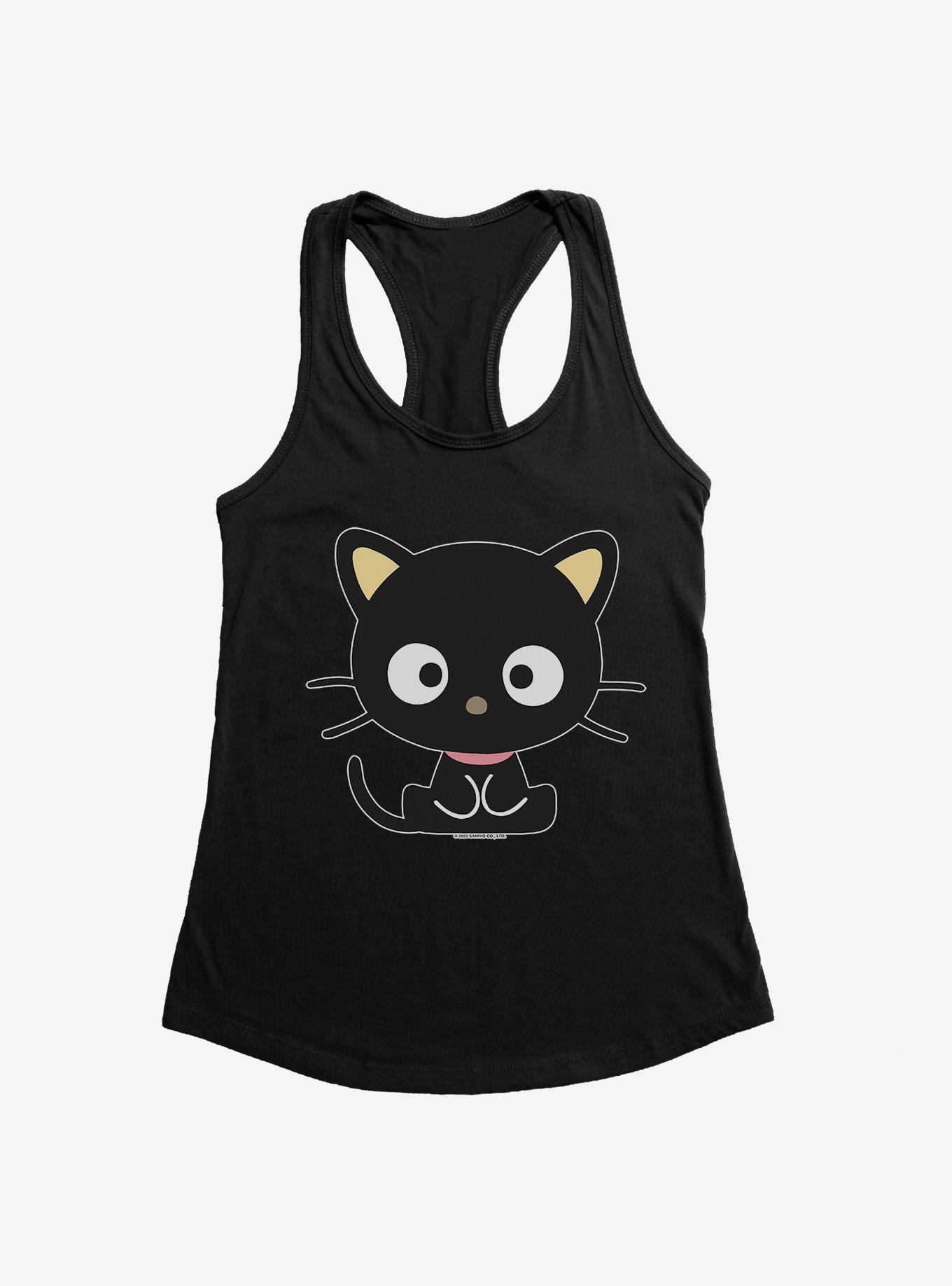 Chococat Sitting Girls Tank, BLACK, hi-res