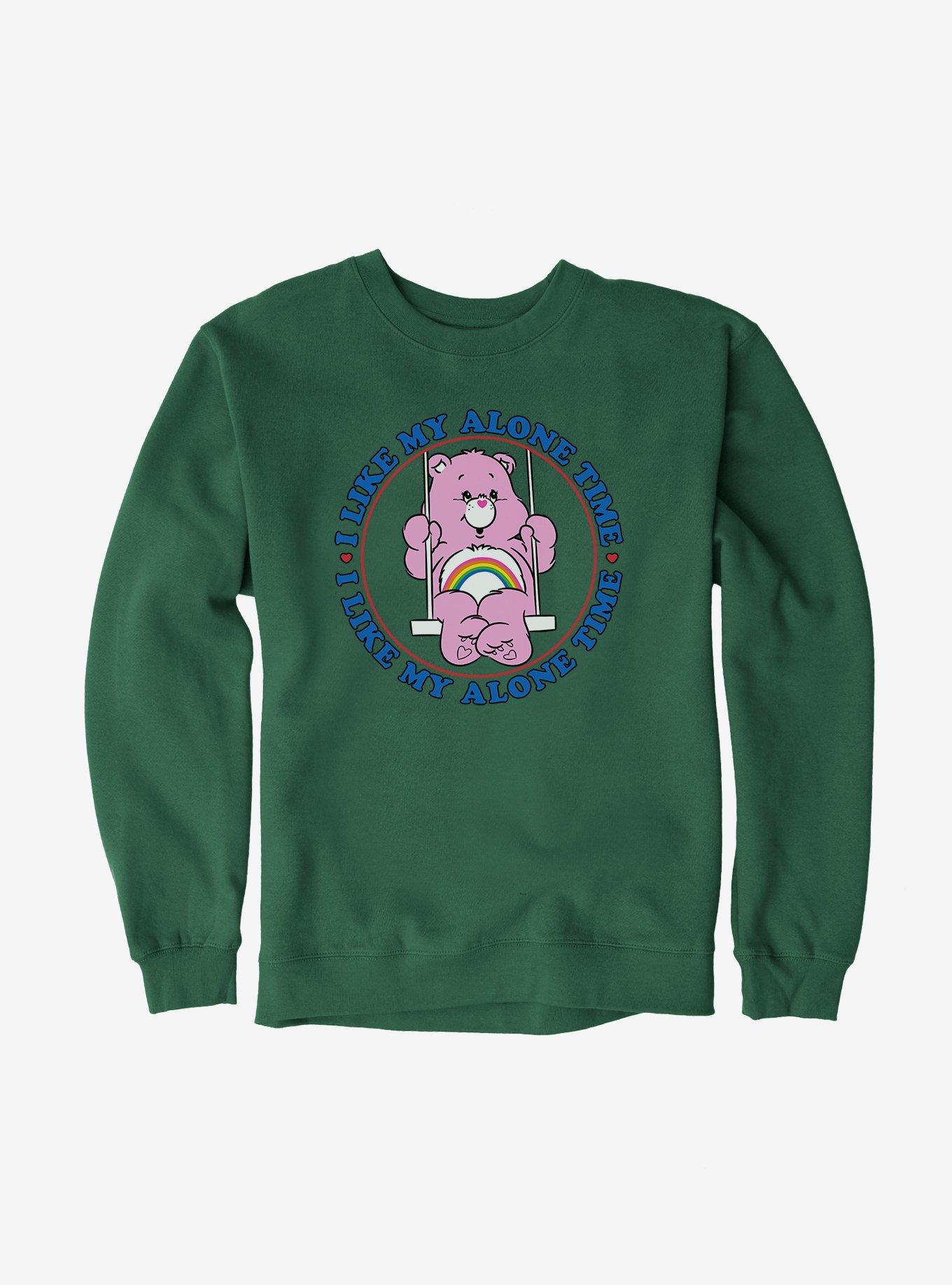 Care Bears Cheer Bear Alone Time Sweatshirt, FOREST, hi-res