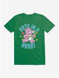 Care Bears Cheer Bear Cute In A Hurry T-Shirt, KELLY GREEN, hi-res