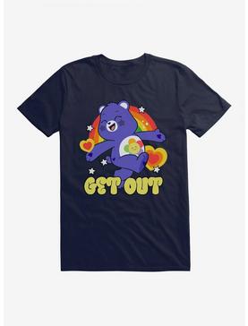 Care Bears Harmony Bear Get Out T-Shirt, NAVY, hi-res