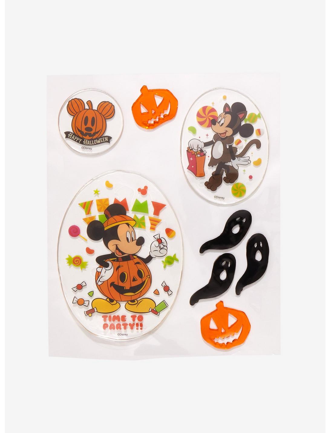 Disney Mickey Mouse & Minnie Mouse Halloween Costumes Gel Clings, , hi-res