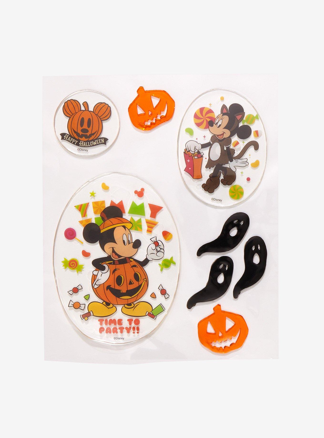 Disney Mickey Mouse & Minnie Mouse Halloween Costumes Gel Clings, , hi-res