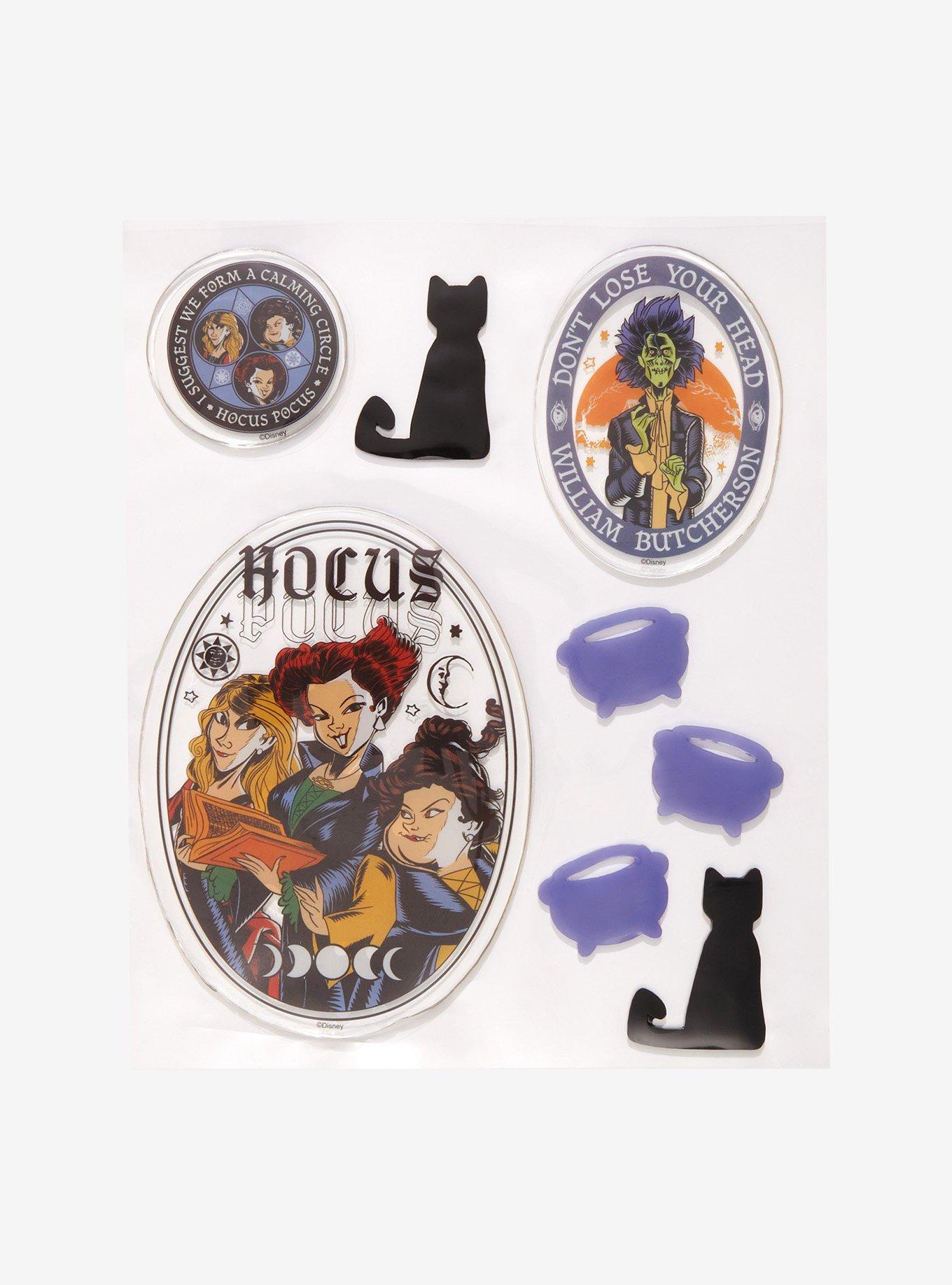 Disney Hocus Pocus Illustration Icons Gel Clings | Hot Topic