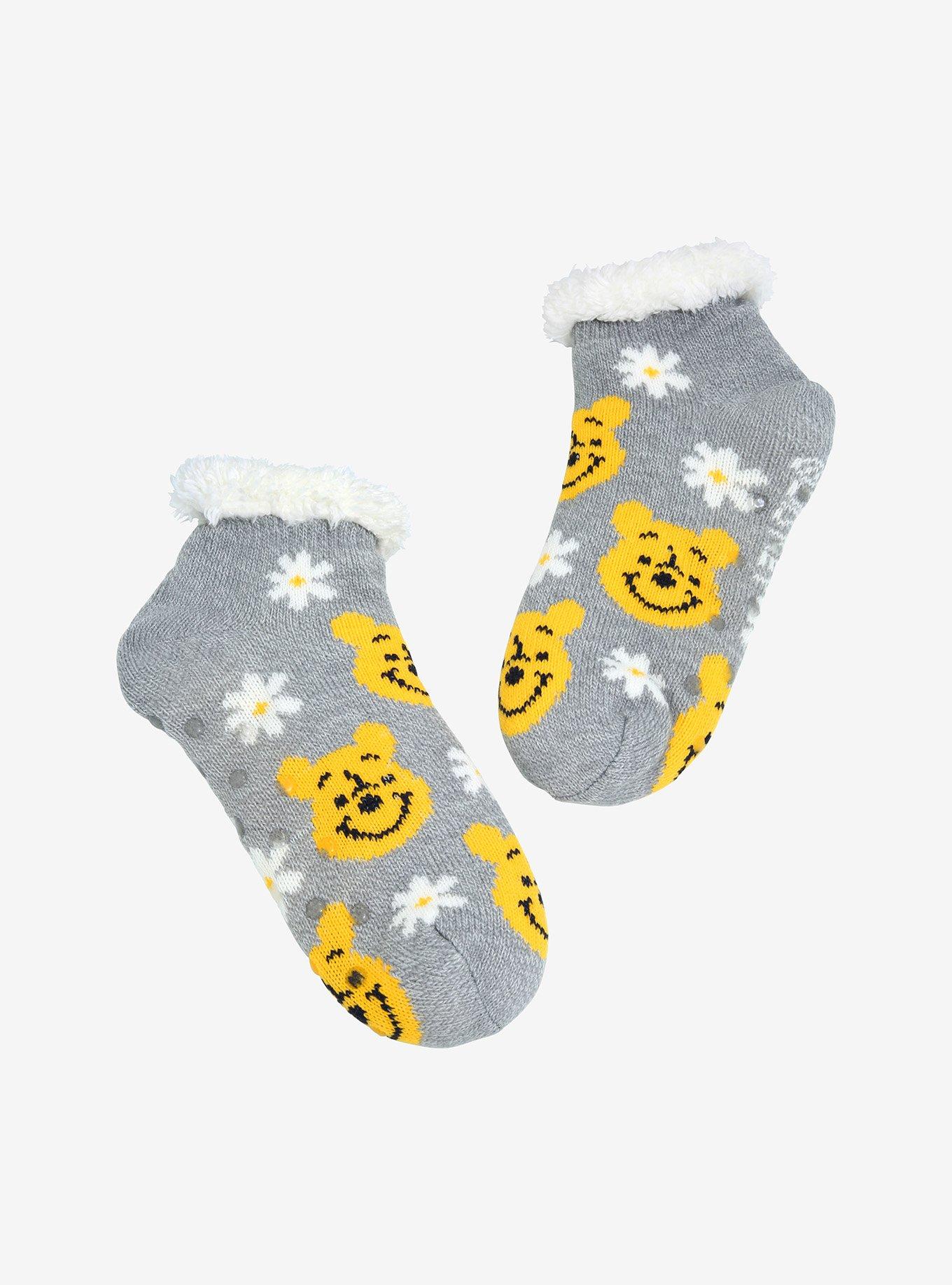 Disney Winnie The Pooh Daisy Cozy Slipper Socks Hot Topic