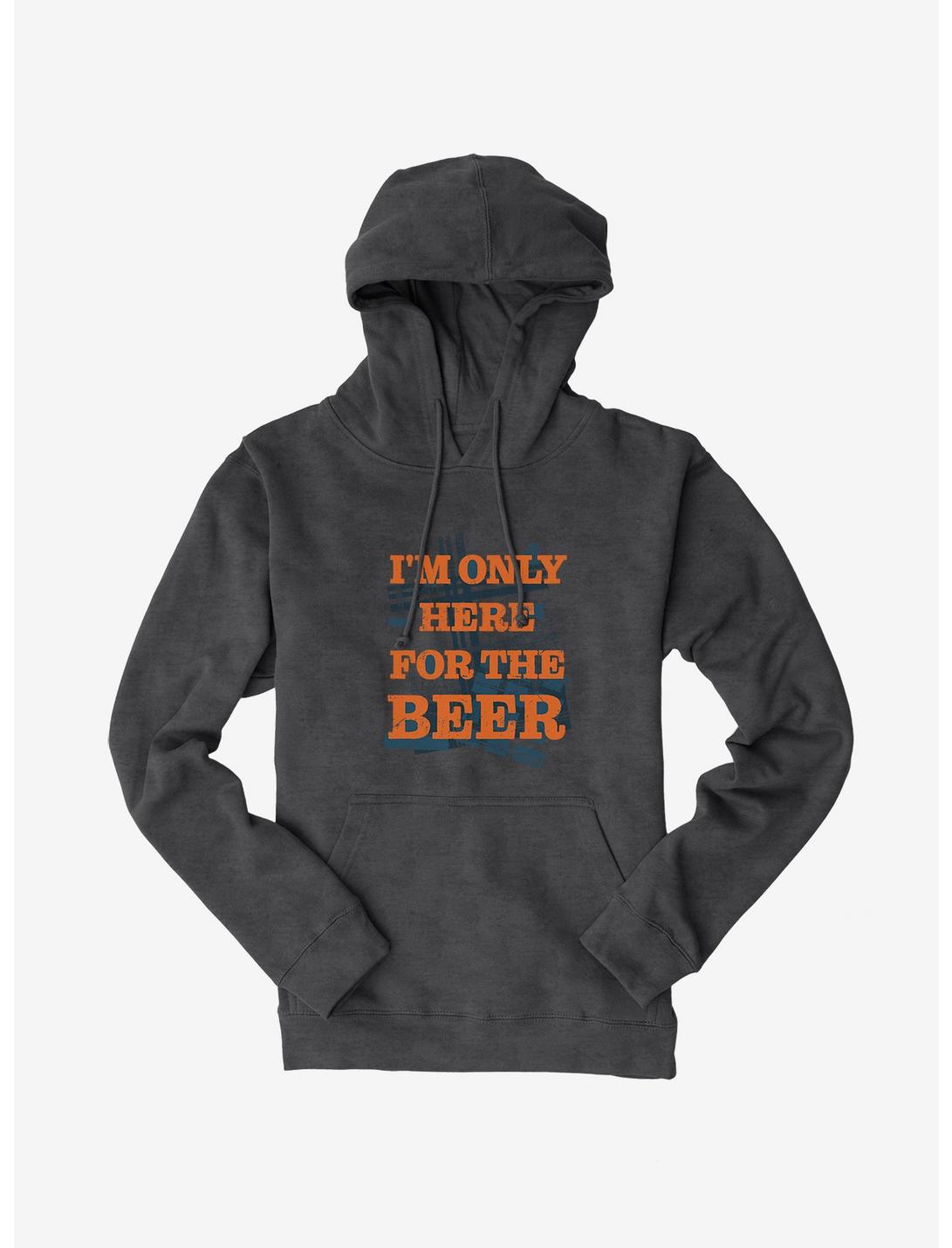 ICreate I'm Only Here For The Beer Hoodie, , hi-res