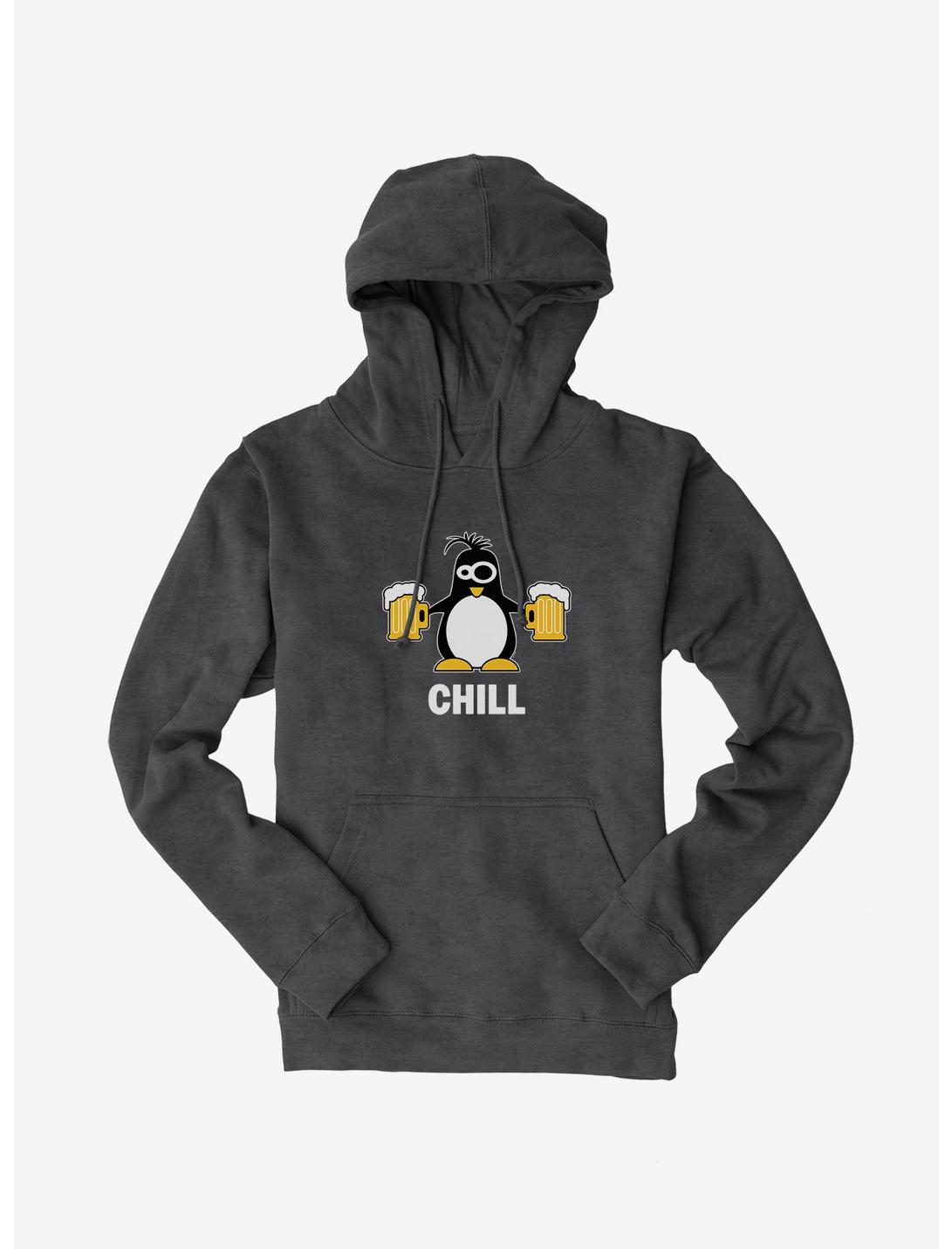 ICreate Penguin Chill Beer Mugs Hoodie, , hi-res