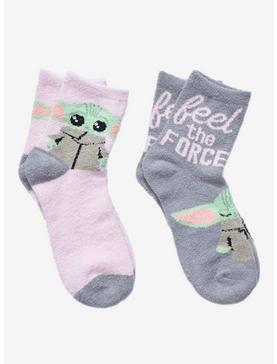 Star Wars The Mandalorian Grogu Force Fuzzy Socks 2 Pair, , hi-res