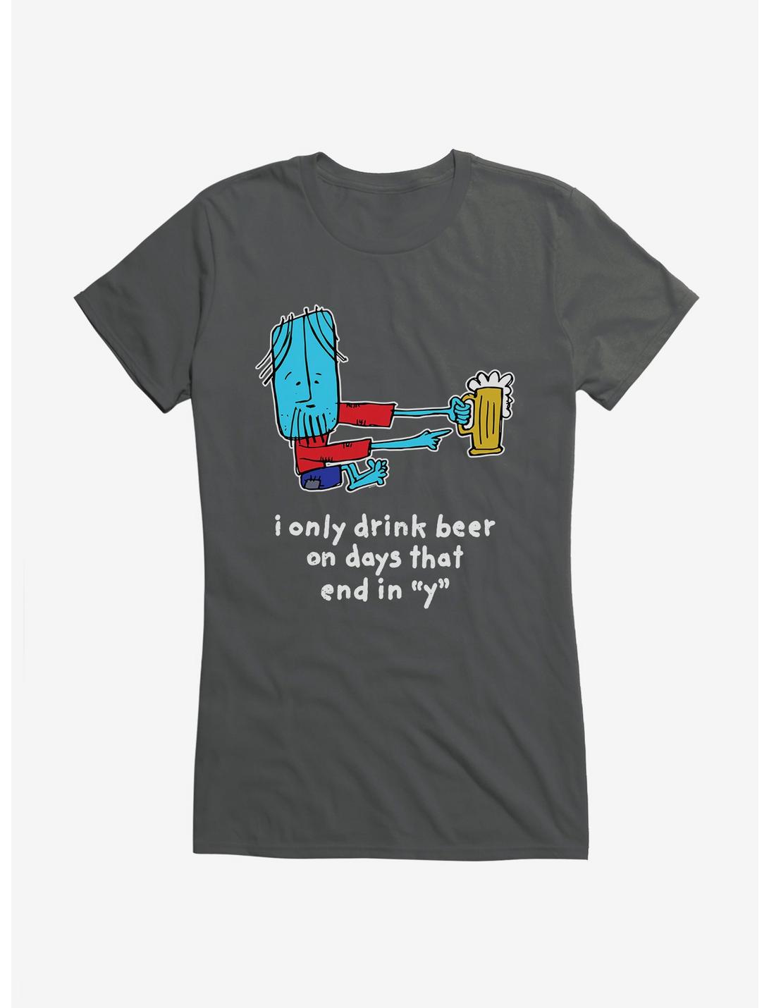 ICreate I Only Drink Beer Girls T-Shirt, , hi-res