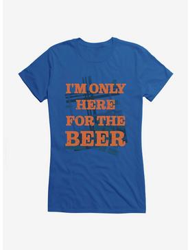 ICreate I'm Only Here For The Beer Girls T-Shirt, , hi-res