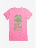 ICreate Shamrock Beer Loading Girls T-Shirt, , hi-res