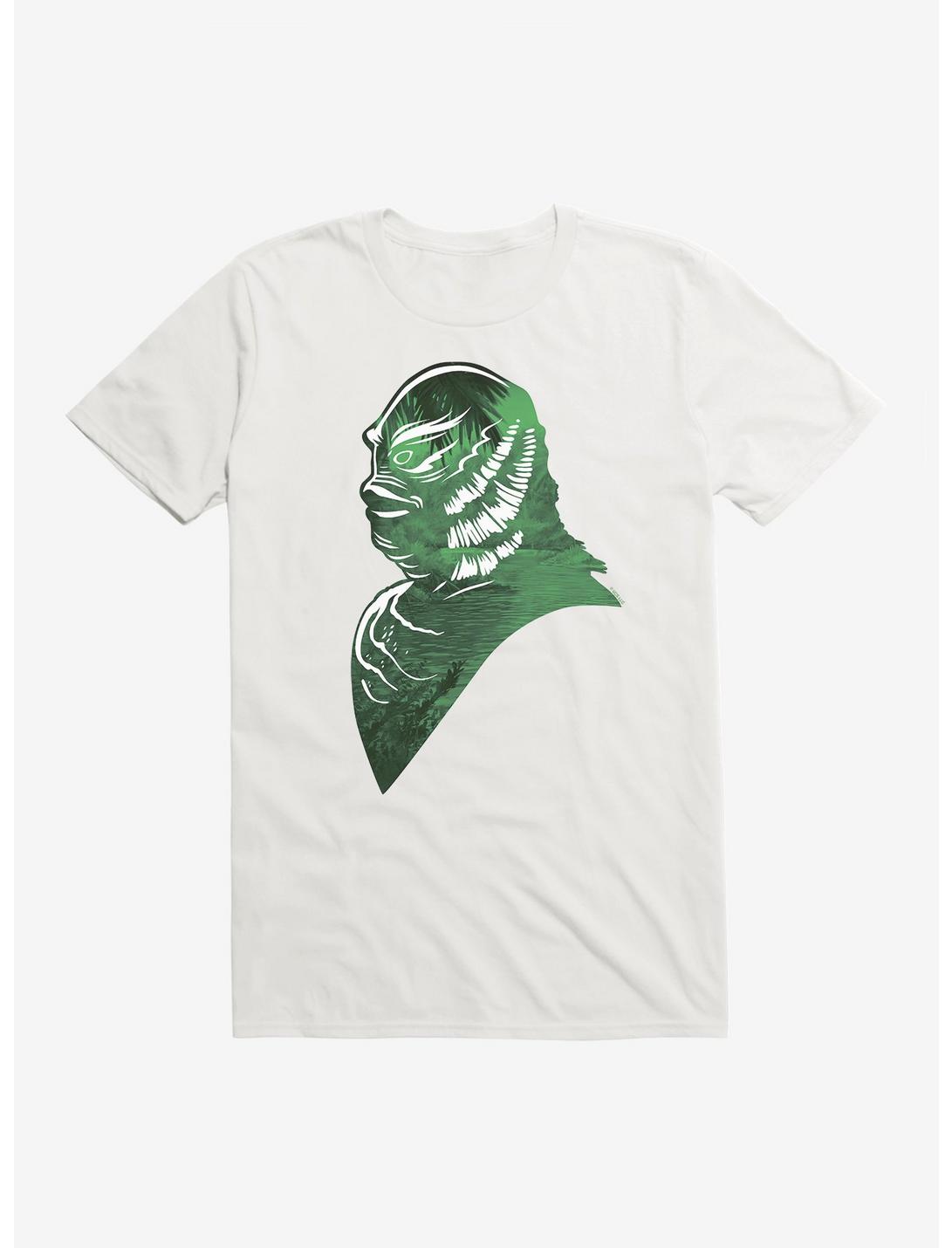 Universal Monsters Creature From The Black Lagoon Amazon Profile T-Shirt, WHITE, hi-res
