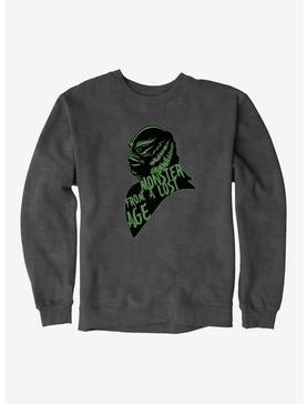 Universal Monsters Creature From The Black Lagoon Monster From A Lost Age Sweatshirt, CHARCOAL HEATHER, hi-res